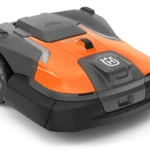 Husqvarna Automower®® 580 EPOS.® Vorderansicht eines Mähroboters.