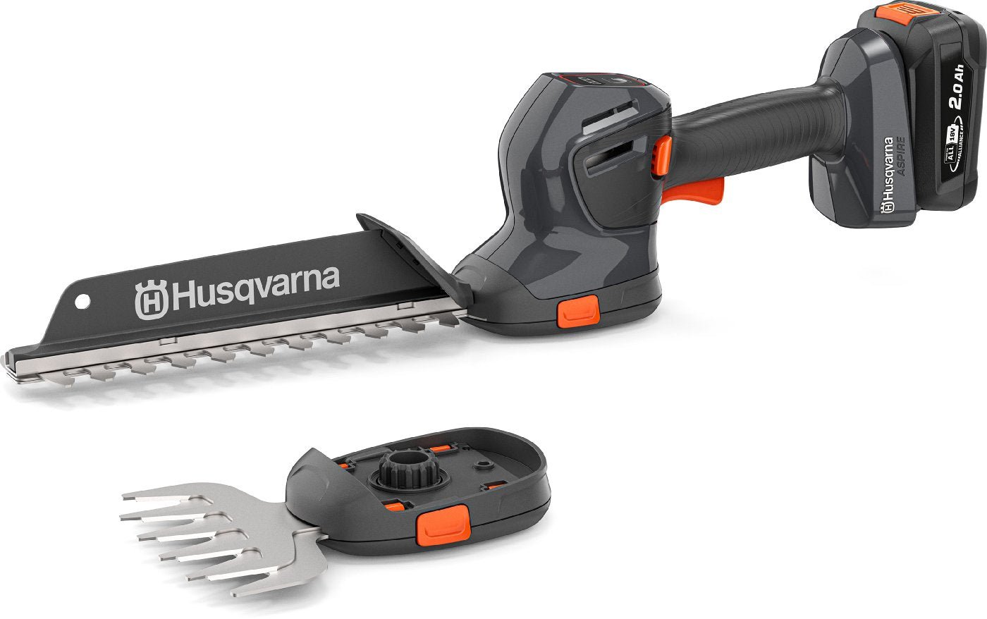 Husqvarna_S20-P4A_ohne_Stab_ohne_Akku_und_Lade Husqvarna Aspire Akku 2-in-1 Gras- und Strauchschere S20-P4A ohne Stab, ohne Akku und Ladegerät – Bild 1