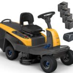 Stiga Akku-Aufsitzmäher Swift 372e mit 4 x 5 Ah Akkus und 1 x Ladegerät