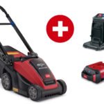 Toro Akku-Rasenmäher eMulticycler  eL36PST  36 cm Rasenmäher - Set mit 2,5 Ah Akku und Ladegerät